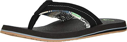 Sanuk Herren Beer Cozy 2 Tx Flipflop, Black Baja Blanket, 38.5 EU