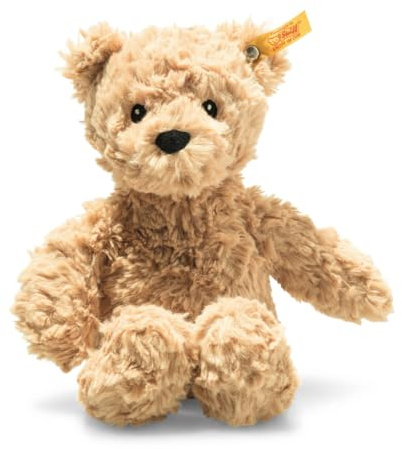 Steiff Kuscheltier Jimmy Teddybär, Süßes Stofftier, Jungen, Mädchen & Babys ab 0 Monaten, Friends, Plüschtier 20 cm, Hellbraun, 242274