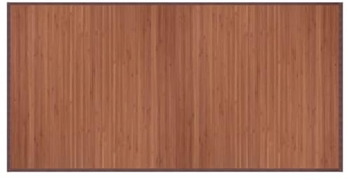 vidaXL Teppich, Bambusteppich Rechteckig, Bambusmatte rutschfest für Wohnzimmer, Läufer Küchenteppich Flurteppich, Modern, Braun 100x200cm Bambus
