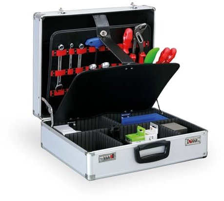 Aluminium Werkzeugkoffer Werkzeugkiste Werkzeugkasten Alukoffer Allzweckkoffer Werkzeugbox