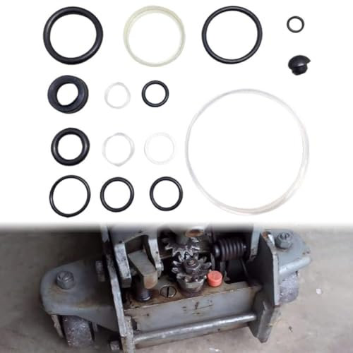 Generisch 3-Tonnen-Wagenheber-Öldichtungs-Reparatur-Set, 15-teilig, Auto-Reparaturwerkzeug, hydraulischer Wagenheber, Öldichtung, O-Ring, kleines Zubehör