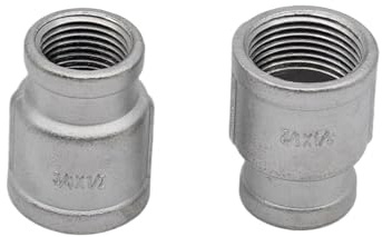 304 Stainless Steel BSP Internal Thread Reducer, Reducing Pipe Adapter Fitting, 1/8 to 2 Size Range(1 To 3/4 Inch)