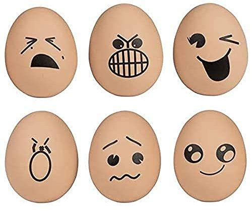 Goki 16084 Hüpfbälle Ei babybälle, Mehrfarbig (Mehrfarbig)