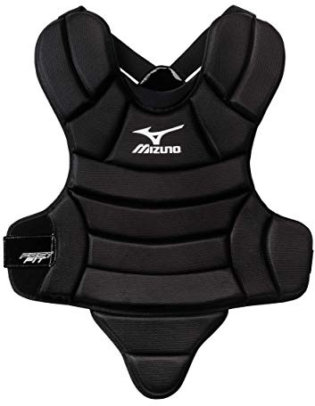 Mizuno Prospect Youth 12 Chest Protector, Black/Grey