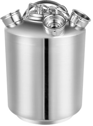 Reinigungsbehälter, 10 Liter Edelstahl Bierreinigungsdose Bierfass Reinigungsbehälter Reinigungsfass Home Hotelzubehör zur Reinigung von Bierdosen verwendet Werden