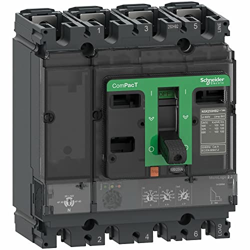 Schneider Electric NSX100R 200kA AC 4P 100A 2.2