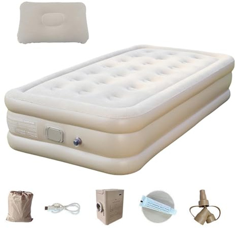 Air Mattresses for Tents - Double Camping Catchon Self Inflating Bed Field, Portable Luxury Sleeping Pad Air Mat