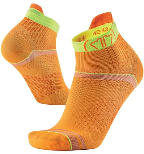 Sidas Mixte Run Feel Chaussettes Course À Pied, Jaune, 37-38 EU