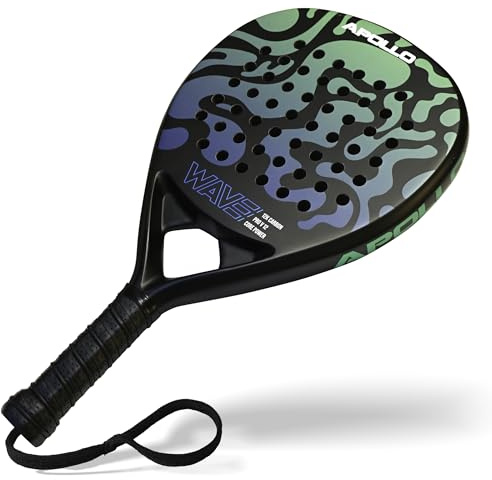 Apollo Pala de pádel - Pala de pádel para principiantes y avanzados, pala de carbono para hombre y mujer