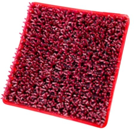 MFMEXUL Brocha para Enlucido Y Punteado, Ideal para Acabados de Paneles de Yeso Y Techos. Herramienta Profesional para Pintar Paredes, Cuadrado Duro