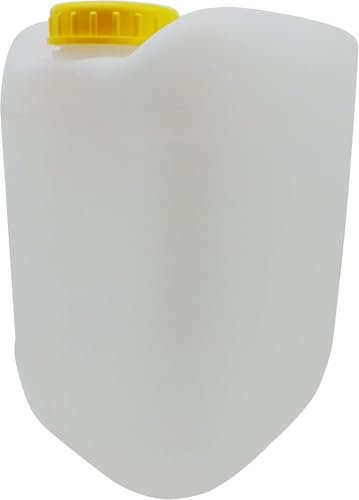 AnSa Weithalskanister 20 25 30 Liter Trinkwasser Camping Kanister | DIN 96 | Premium Wasserkanister | Wohnmobil Camping (20 Liter)