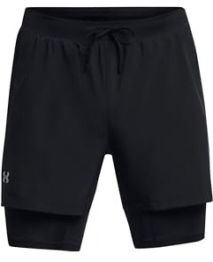 Under Armour Men's Launch 5'' 2-in-1 Short Pants Black