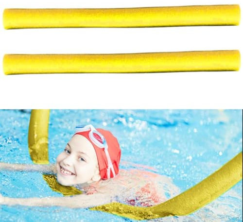 Nouilles De Piscine | 2 Pièces Nouilles De Piscine en Mousse | Piscine en Mousse De 150cm | Piscine en Mousse Creuse | Frites en Mousse Souple | Accessoires De Piscine Amusants pour Et Adultes