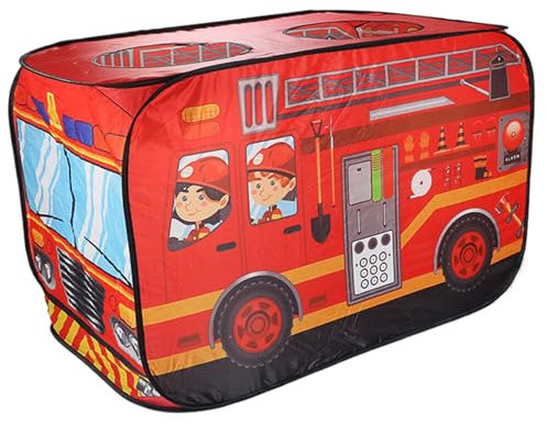 Pop-Up-Zelt für Kinder, 111,8 x 70 x 74,9 cm, Spielzelt, faltbar, Autozelt, atmungsaktiv, Spielzelt mit Rolltür und Oberlicht, schrumpffrei, lichtbeständig, Kinderzelt, Cosplay-Spielhaus-Zelt für Roll