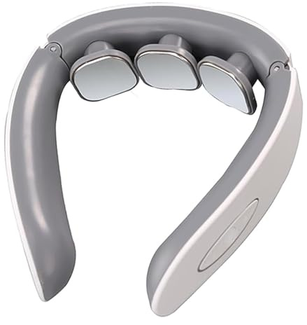 Massaggiatore Cervicale Collo, Massaggiatore Elettrico Per Collo, Fisioterapia Elettromagnetica Profonda, Allevia il Dolore, 4 Modalità e 15 Livelli, Adatto a tutti i luoghi