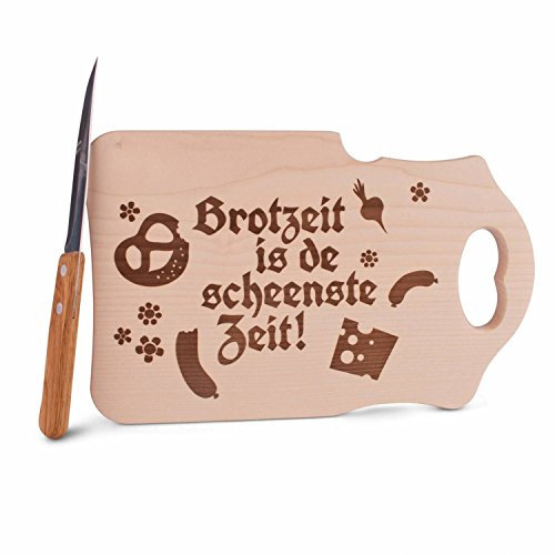 Brotzeitbrettl Brotzeit is de scheenste Zeit