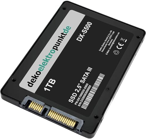 dekoelektropunktde 1 to Disque Dur SSD Convient pour Toshiba Netbook NB500-12V, Remplacement Alternatif