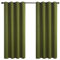 Rose Home Fashion Verdunkelungsvorhang mit Ösen, 2 Stücke Vorhang Blickdicht 175 x 140 cm (H x B), Vorhänge Blickdicht, Blickdichter Vorhang, Vorhang Verdunkelung für Schlafzimmer Wohnzimmer, Grün