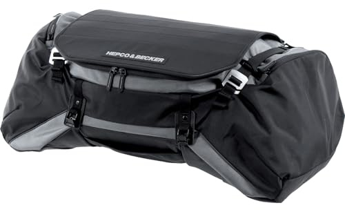 HEPCO&BECKER H&B Hecktasche Motorrad Motorradtasche Hecktasche Xtravel XL 50 Liter, Unisex, Multipurpose, Ganzjährig, Nylon, schwarz