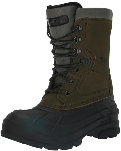 Kamik Herren Nation Plus Schneestiefel, Dark Olive Dol, 45 EU