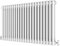 Radbliss Horizontal Traditional 2 Column Radiator 600x1010mm White Cast Iron Style Design RAD Central Heating