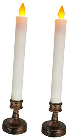 Mipcase 2pièces Bougie Lumineuse LED sans Flamme pour Ambiance Romantique Mariage Et Décoration Intérieure