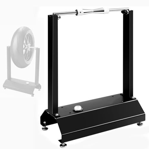 Soporte equilibrador de ruedas de motocicleta con conos ajustables, garantiza una conducción suave y un fácil equilibrio