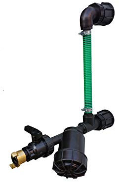 FN-Technik IBC Regentonnenverbinder Tankverbinder 2-Fach 1' DN 50 übereinander Filter