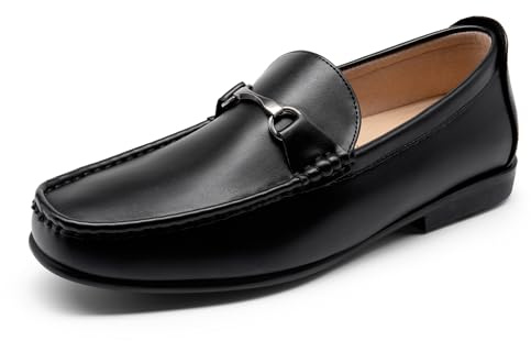 Bruno Marc Men's Loafers Slip On Moccasins Dress Shoes,Size 10,Black,Henry-1