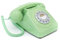 GPO 746PUSHGREEN - Nostalgie Telefon im 70er Jahre Design, Grün
