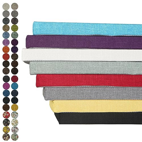 Orumrud 3cm Dickes Bankauflage Stuhlkissen in Personalisierter Größe,Waschbar Bankkissen Gartenbank Sitzkissen Kissen Abnehmbarem rutschfeste Bankkissen für Gartenmöbel Polsterauflage,30 Farben
