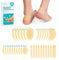 Hydrocolloid Gel Blister Bandages Pads - (Variety Pack) Promifun 32ct Waterproof Adhesive Blisters Bandages - Blister Pads for Heel, Foot, Toe, Feet - Gel Blister Chshions for Prevention & Recovery