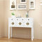 ShCuShan Sideboard im chinesischen Stil Massivholz Weiß Wohnzimmerschrank Vorratsschrank Sideboard Wohnzimmer Sideboard Flur
