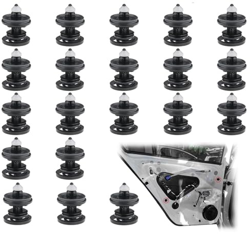 20 Pièces Clips Voiture Kit, Clips de Fixation, Clips de Fixation pour Golf 5 6 7, A4, A5, A6, pour Réparation de Panneaux de Portes