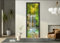 FLFK 3D Gebirgsbach Wasserfall Wohnzimmer Türtapete Wandbilder Selbstklebend Tür Poster Vinyl Entfernbar Mauer Aufkleber Zuhause Dekor 77X200CM