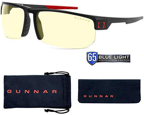 Gunnar - Torpedo Fit - Onyx Gaming-Brille für Gamer (Unisex, Amber)