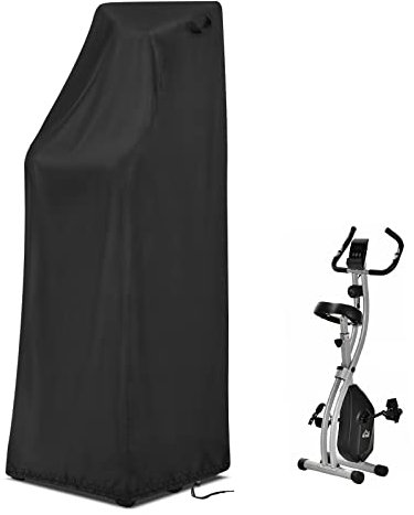 Flymer Housse de Vélo d'Appartement Pliable 420D, Couverture d'Exercice pour Ultrasport F-Bike (51x42x139cm)