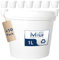 MiG Seau avec Couvercle Seau en Plastique Seau de Chantier Seau à Sable pour la Cuisine en Plastique Robuste et Flexible - Résistant aux dommages mécaniques - Capacité 1L - 10 pièces
