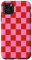 iPhone 11 Pro Max Case - Pink and Red Checkered