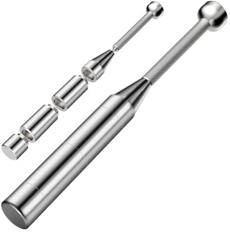 Macebell Verstellbare 6-in-1 Indianerschläger Clubbell Premium Steel Clubs für Training, Ganzkörpertraining, Muskelaufbau, Schultern, Griff und Unterarme, Stretching