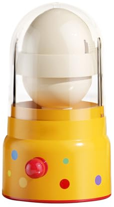 Yhsioaklo Essoreuse à œufs, mixeur à main blanc jaune d'œuf, petit shaker portable, gadget de cuisine pour mélanger, cuisine, barbecue, camping-car, voyage, appartement, voyage, restaurant