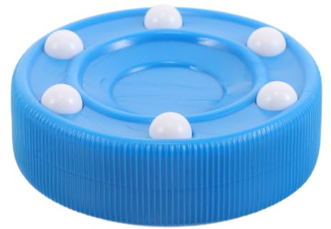 JECOMPRIS Rondelle de Hockey sur roulettes Bleue en PP, Poids et Taille Parfaitement Équilibrés pour Entraînement et Matchs en Extérieur