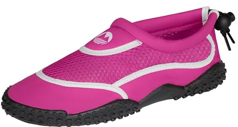 Lakeland Active Girl's Eden Aquasport Water Shoes Holiday Surf Sea Barefoot Swimming Paddleboard - Pink/White - 13 Child UK