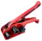 QWORK® Manuelles Umreifungsgerät, für 13mm-19mm PP/PET Kunststoffspanner Umreifungsband Kit
