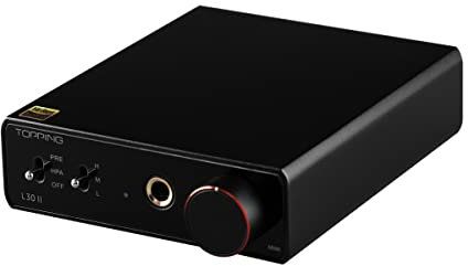 Topping L30II Amplificador de Auriculares Hi-Res, Version Mejorada, Color Negro