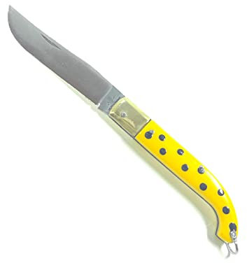 La zappa Coltello da lavoro Zuavo con lama in Acciaio Inox con manico in cellulosa Made in Italy (170 mm)