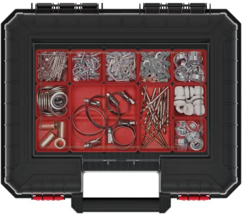 Plastic Power Tool Storage Case Empty Box Electric Drill Holder Foam Organiser Angle grinder Router Multitool storage Various Models (Model 4)