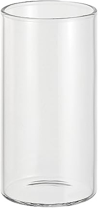 PATIKIL 3,9x2 Trasparente Vetro Cilindro Vaso, Tavolo Fiori Vaso Galleggiante Candle Supporto Vaso per Casa Decorazioni Matrimonio Centrotavola, Trasparenti