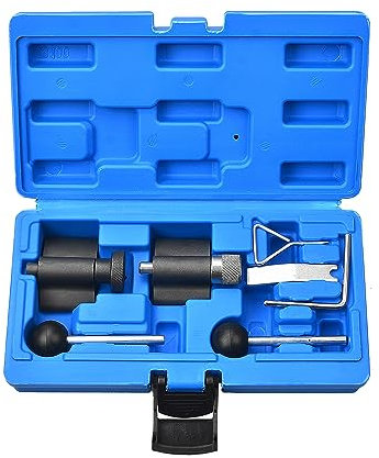 Zoomtools 7-teiliges Zahnriemen-Werkzeug-Set, Motor-Kurbelwellen-Befestigungswerkzeug-Set, Motor-Einstellwerkzeug f¨¹r VW 1,2 1,4 1,9 2,0 Zahnriemen-Spannwerkzeug