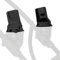 Hauck Duett 2 and Duett 4 Universal Pushchair Adaptor for Attaching Cosy Babies (Cybex, Kiddy, Joy, Kinderkraft, etc.), Click System, 2 Pieces, Black